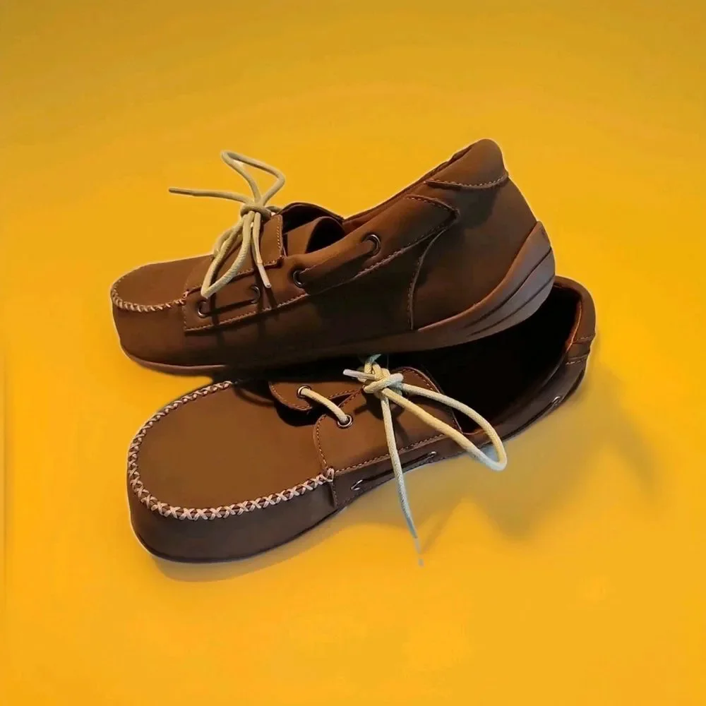 VTG Tune Footware Boat Mens Shoes Size 10M Brown